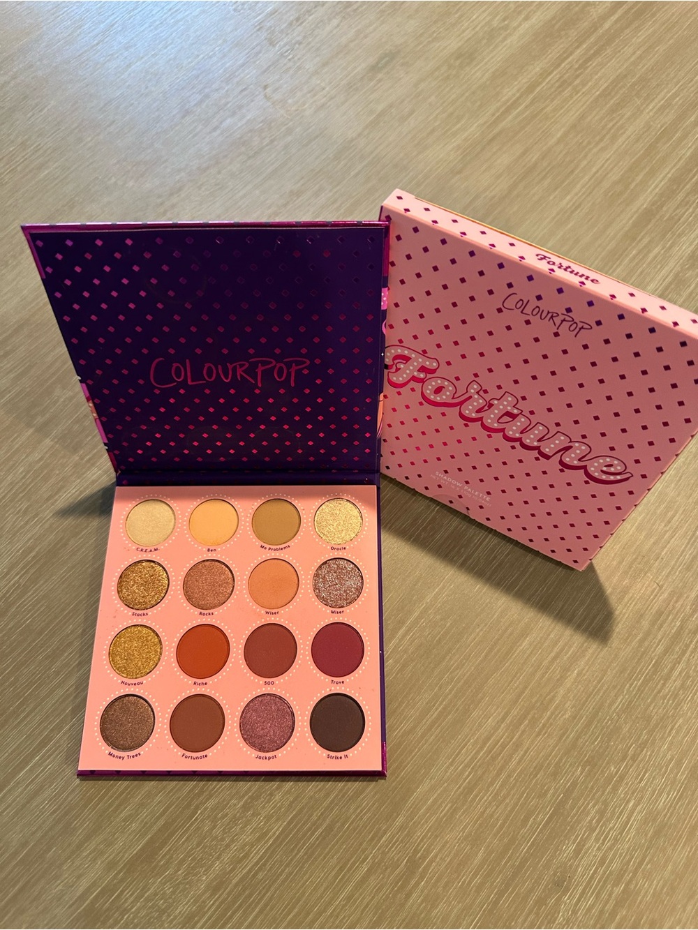 ColourPop Fortune - 16 Pan Eyeshadow Palette Limited Edition New